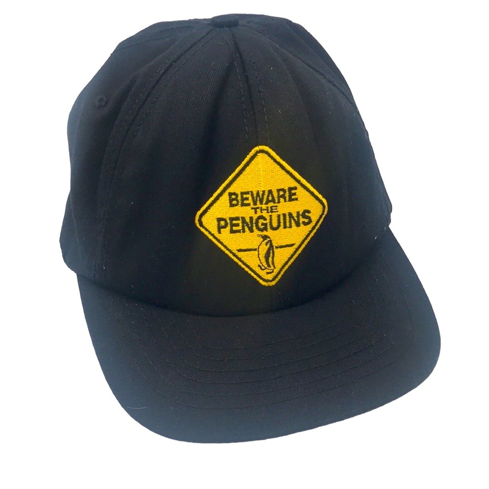 Stylemaster🧢Bud Ice🐧”Beware The Penguins” embroidered Strapback hat cap